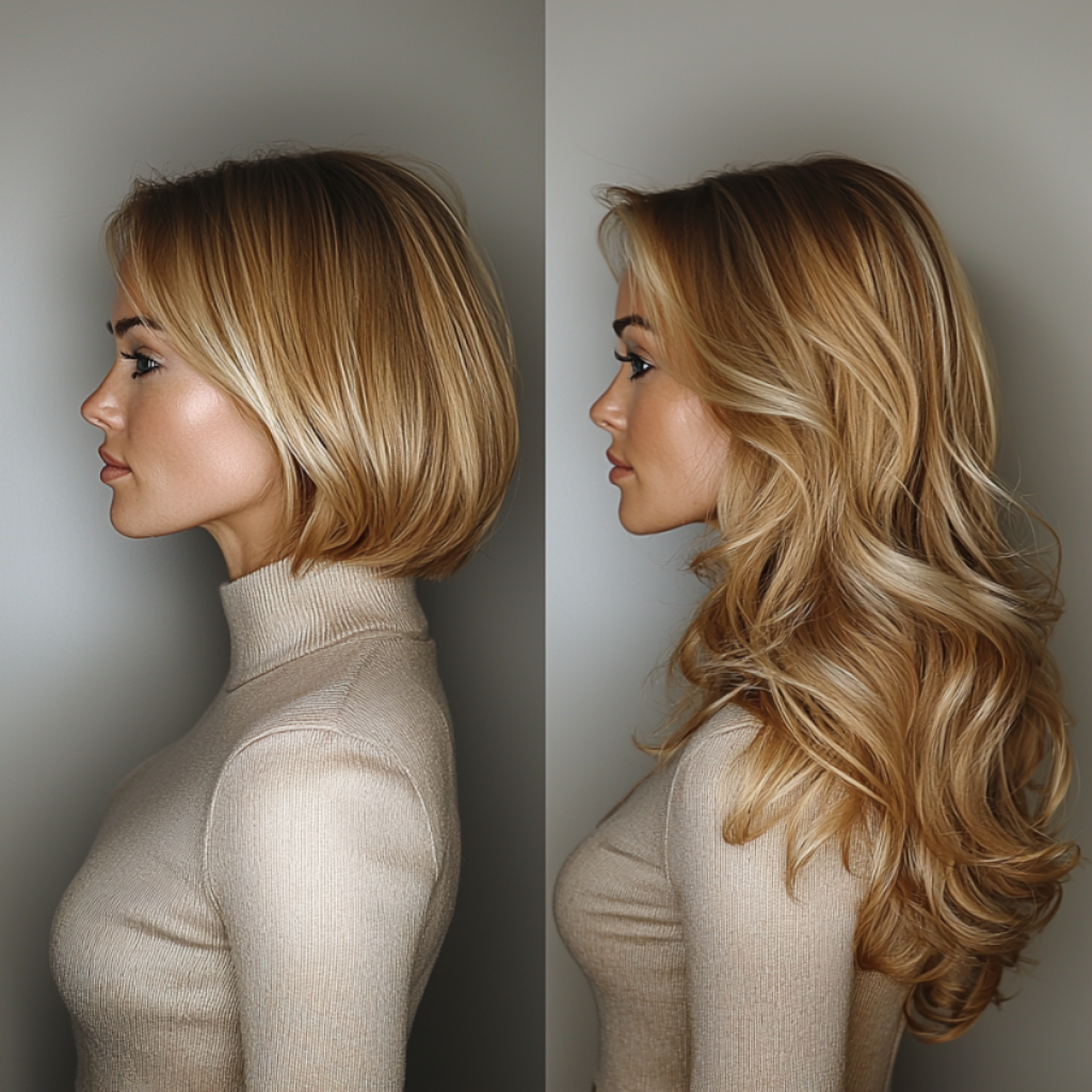 Luxuriöse geflochtene Hochsteckfrisur in glamouröser Umgebung – Go Glow Glam