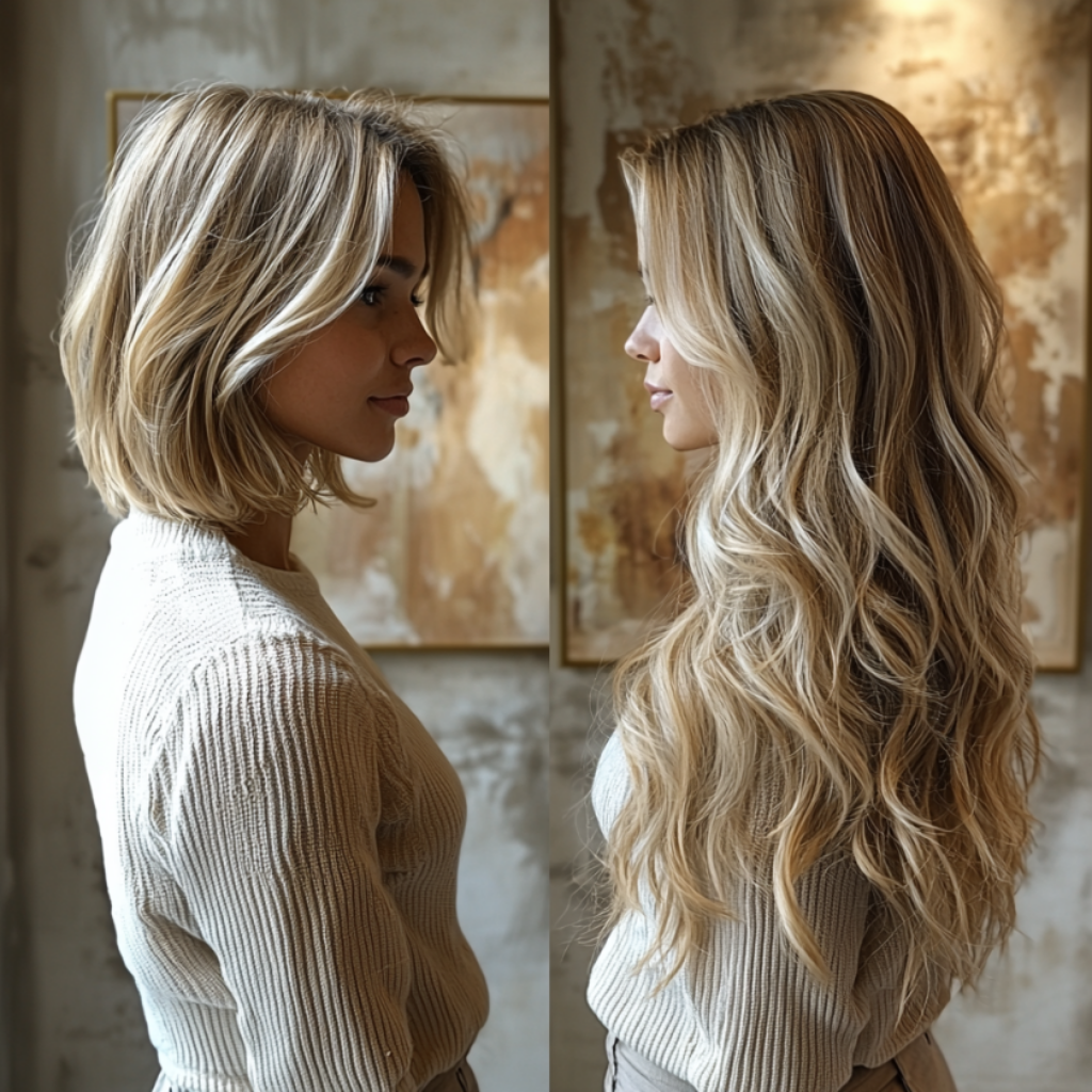 Detailaufnahme von perfektem Augen-Make-up und Wimpern – Go Glow Glam